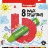 Waskrijtjes Bruynzeel: 8 Stuks -Kinderspeelgoed Winkel bruynzeel waskrijtjes bruynzeel 8 stuks