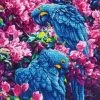 Blue Parrots Diamond Dotz: 52x42 Cm -Kinderspeelgoed Winkel diamond dotz blue parrots diamond dotz 52x42 cm