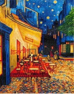 Cafe At Night Van Gogh Diamond Dotz: 52x42 Cm