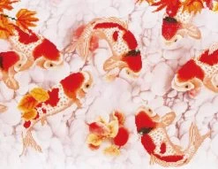 Coy Carp Diamond Dotz: 150x65 Cm