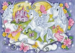 Diamond Dotz® Princess Magic - Diamond Painting (70x50 Cm)