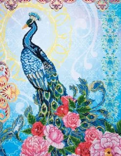 Exotic Peacock Diamond Dotz: 62x84 Cm
