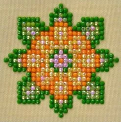 Flower Mandala 1 Diamond Dotz: 7x7 Cm