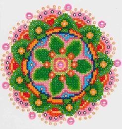 Flower Mandala Diamond Dotz: 20x25 Cm