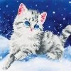 Kitten In The Snow Diamond Dotz: 35x27 Cm -Kinderspeelgoed Winkel diamond dotz kitten in the snow diamond dotz 35x27 1