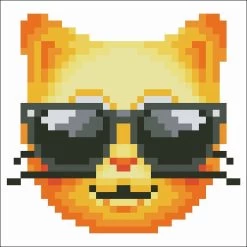 Kool Kat Diamond Dotz: 10x10 Cm -Kinderspeelgoed Winkel diamond dotz kool kat diamond dotz 10x10 cm 1