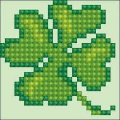 Lucky Leaves Diamond Dotz: 7x7 Cm -Kinderspeelgoed Winkel diamond dotz lucky leaves diamond dotz 7x7 cm 1