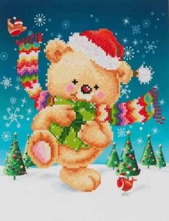 Needle Art Snow Dance Diamond Dotz 27x35 Cm