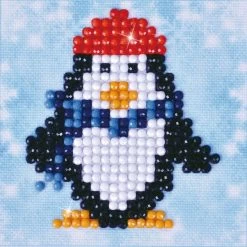 Penguin Waddle Diamond Dotz: 7x7 Cm