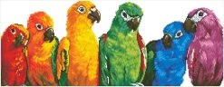 Rainbow Parrots Diamond Dotz: 77x30 Cm -Kinderspeelgoed Winkel diamond dotz rainbow parrots diamond dotz 77x30 cm 2
