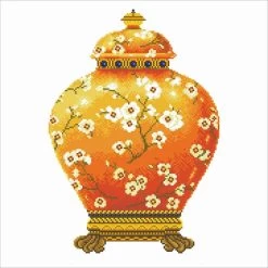 Red Vase Diamond Dotz: 52x52 Cm -Kinderspeelgoed Winkel diamond dotz red vase diamond dotz 52x52 cm 1