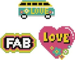 Diamond Dotz Stickerset Dotzies 3 Stuks: Love