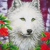 White Wolf Diamond Dotz: 46x35 Cm