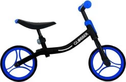 Loopfiets Go Bike Globber: Zwart/blauw