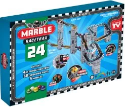 Marble Racetrax - Knikkerbaan - Racebaan - Starter Set - 24 Sheets (4 Meter)