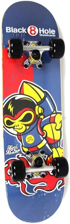 Skateboard Black Hole Move Monkey 61 Cm/ABEC7