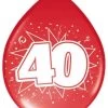 Ballonnen Ster 30 Cm: 40 Jaar - 8 Stuks -Kinderspeelgoed Winkel non license ballonnen ster 30 cm 40 jaar 8 stuks
