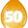 Ballonnen Ster 30 Cm: 50 Jaar - 8 Stuks -Kinderspeelgoed Winkel non license ballonnen ster 30 cm 50 jaar 8 stuks