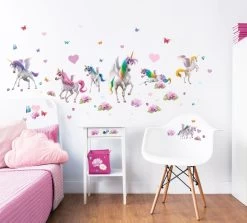 Muursticker Eenhoorn Walltastic: 71 Stickers