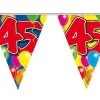 Vlaggenlijn Ballonnen: 45 Jaar - 10 Meter -Kinderspeelgoed Winkel non license vlaggenlijn ballonnen 45 jaar 10 meter