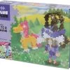 Mini Pastel Plus-Plus Paardenkar: 170 Stuks -Kinderspeelgoed Winkel plusplus mini pastel plus plus paardenkar 170 stuk