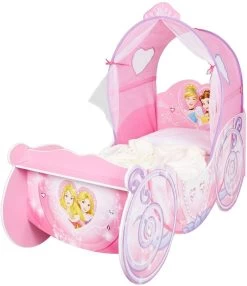 Kinderspeelgoed Winkel -Kinderspeelgoed Winkel princess bed kind princess met licht 160x87x136 cm 1
