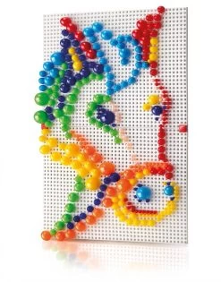 Insteek Mozaiek Quercetti FantaColor 300-delig -Kinderspeelgoed Winkel quercetti insteek mozaiek quercetti fantacolor 300 1