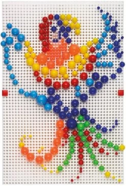 Insteek Mozaiek Quercetti FantaColor 300-delig -Kinderspeelgoed Winkel quercetti insteek mozaiek quercetti fantacolor 300 2