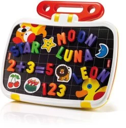 Magneetbord Quercetti Letters En Cijfers 120-delig -Kinderspeelgoed Winkel quercetti magneetbord quercetti letters en cijfers 2