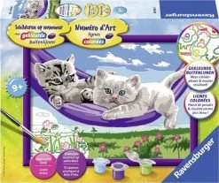Ravensburger Kittens In De Hangmat Schilderen Op Nummer