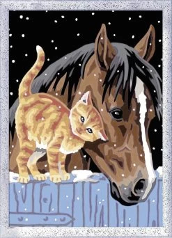 Ravensburger Veulen Met Kat Schilderen Op Nummer -Kinderspeelgoed Winkel ravensburger veulen met kat schilderen op nummer 1