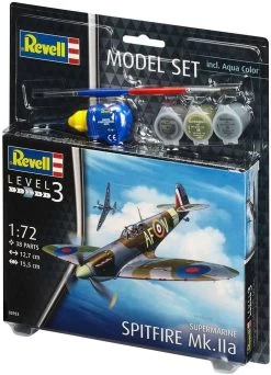 Model Set Spitfire Mk.IIa Revell: Schaal 1:72 -Kinderspeelgoed Winkel revell modelsets model set spitfire mkiia revell s 2