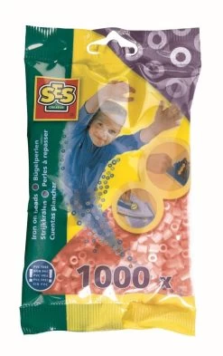 SES Strijkkralen Parelmoer Roze 1000 Stuks