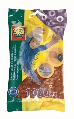 Strijkkralen SES 1000 Stuks Bruin