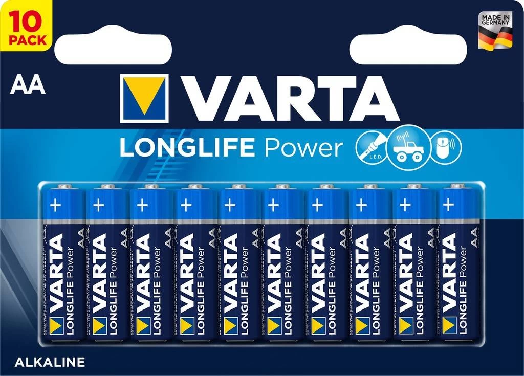 10 AA Varta Batterijen Penlight 3 10 AA Varta Batterijen Penlight