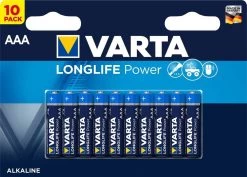 10 AAA Batterijen Varta Mini Penlight