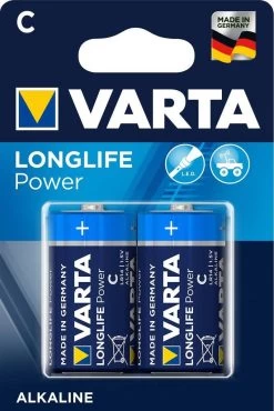 2 C Varta Alkaline Engelse Staaf Batterijen