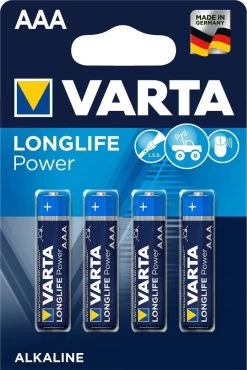 4 AAA Varta Batterijen High Energy Alkaline Mini Penlight