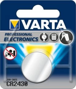 Knoopcel Varta Professional Lithium CR2430: 3V